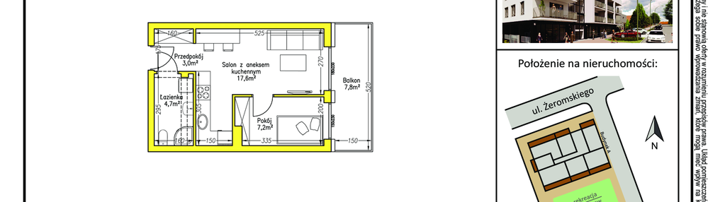 Mieszkanie w inwestycji: Żeromskiego Street 52