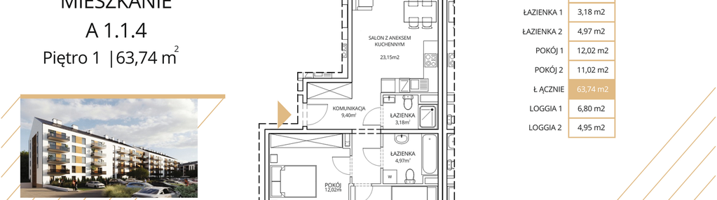 Mieszkanie w inwestycji: Apartamenty Nowe Miasto