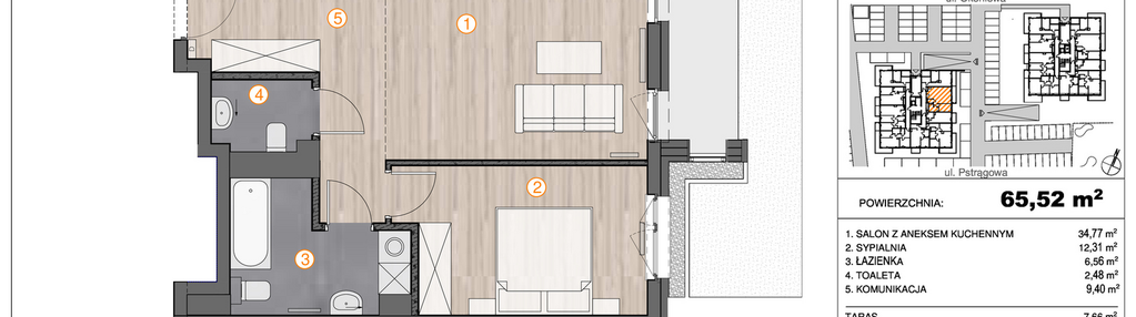 Mieszkanie w inwestycji: Osiedle Łososiowa