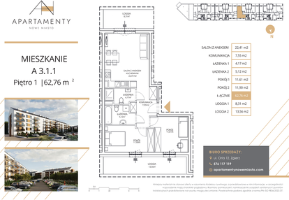 Mieszkanie w inwestycji: Apartamenty Nowe Miasto