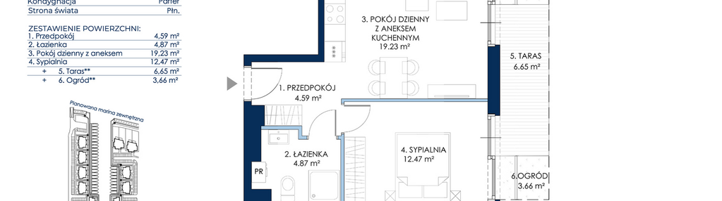 Mieszkanie w inwestycji: Sol Marina etap III