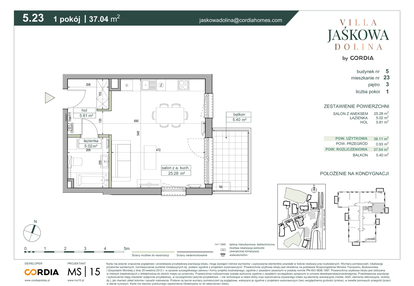 Mieszkanie w inwestycji: Villa Jaśkowa Dolina etap II