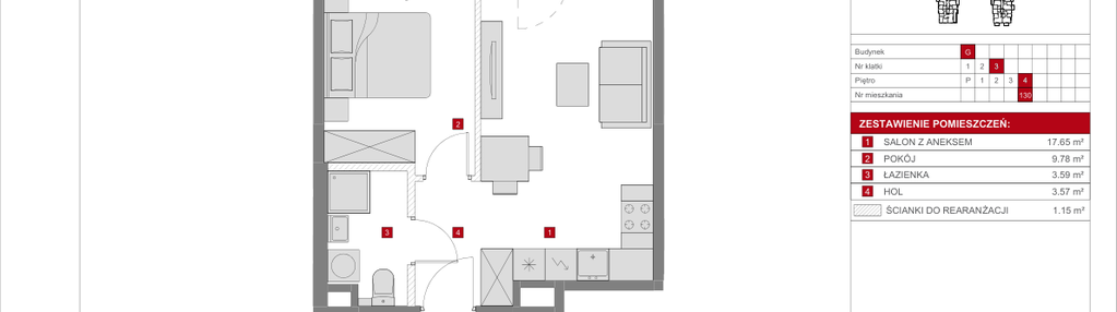 Mieszkanie w inwestycji: Dzielnica Mieszkaniowa Metro Zachód - etap 8