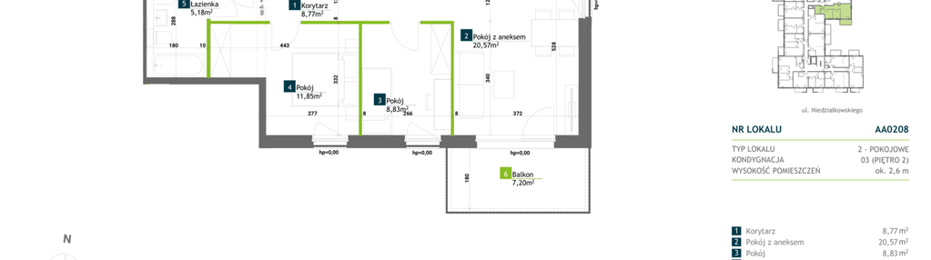 Mieszkanie w inwestycji: Vilda Arte