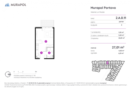 Mieszkanie w inwestycji: Murapol Portovo