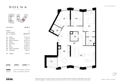 Mieszkanie w inwestycji: Solna 6