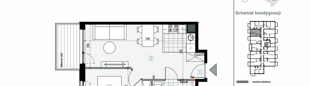 Mieszkanie w inwestycji: Apartamenty Kopernika