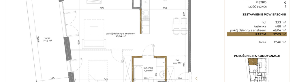 Mieszkanie w inwestycji: Cieszyńska 9 budynek B i C