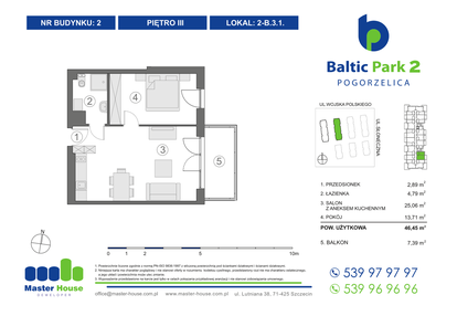 Mieszkanie w inwestycji: Baltic Park 2 Pogorzelica bud. 1 i 2