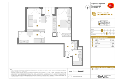 Mieszkanie w inwestycji: Apartamenty Grzybowska 11