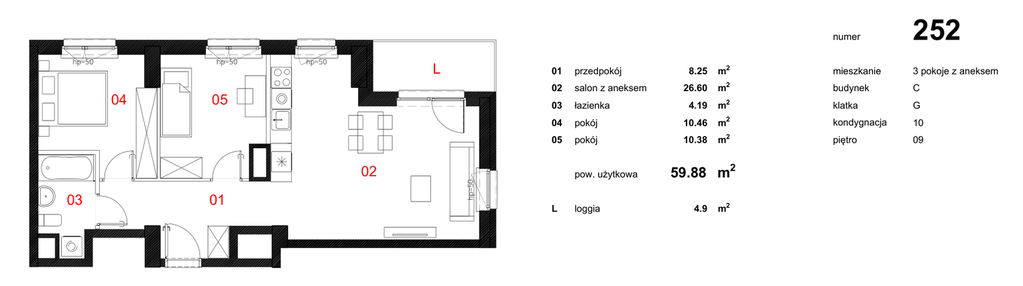 Mieszkanie w inwestycji: Osiedle Mocha Tower