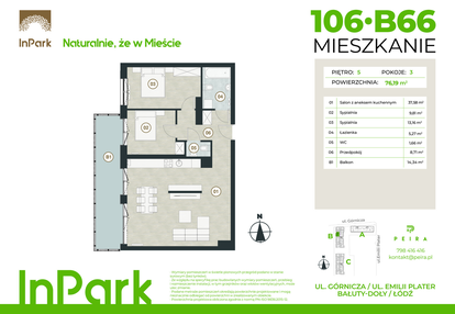 Mieszkanie w inwestycji: InPark
