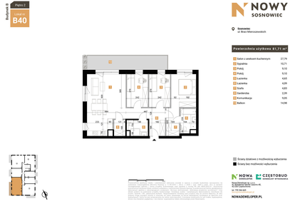 Mieszkanie w inwestycji: Nowy Sosnowiec