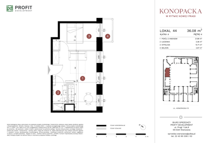 Mieszkanie w inwestycji: Konopacka