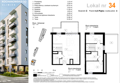 Mieszkanie w inwestycji: Osiedle Kochanowskiego - Gliwice