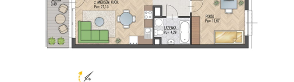 Mieszkanie w inwestycji: Enklawa Starosielce