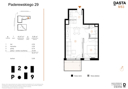 Mieszkanie w inwestycji: Paderewskiego 29