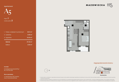 Mieszkanie w inwestycji: Mazowiecka 115