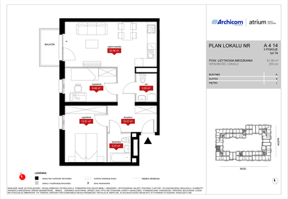 Mieszkanie w inwestycji: Atrium - Nowy Szczepin