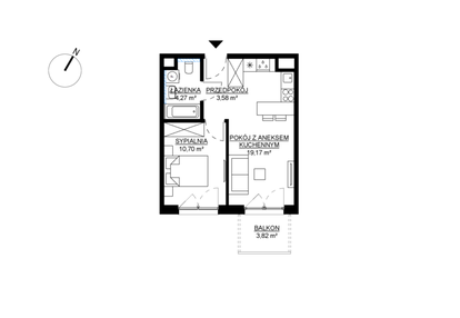 Mieszkanie w inwestycji: KWADRAT etap 2