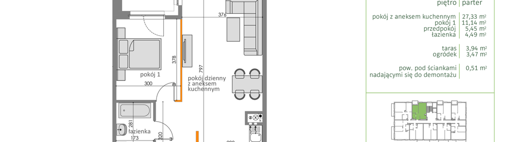 Mieszkanie w inwestycji: Zielona Przystań