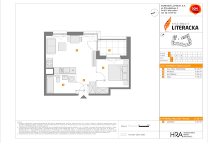 Mieszkanie w inwestycji: Apartamenty Literacka etap 2.2
