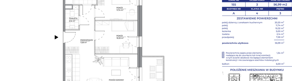 Mieszkanie w inwestycji: Architektów