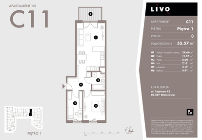 Mieszkanie w inwestycji: Livo