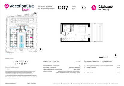 Mieszkanie w inwestycji: VacationClub Resort
