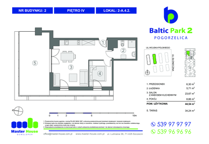 Mieszkanie w inwestycji: Baltic Park 2 Pogorzelica bud. 1 i 2