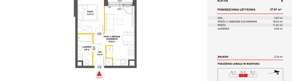 Mieszkanie w inwestycji: Miasteczko Nova Fala 2