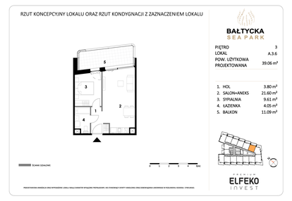 Mieszkanie w inwestycji: Bałtycka Sea Park