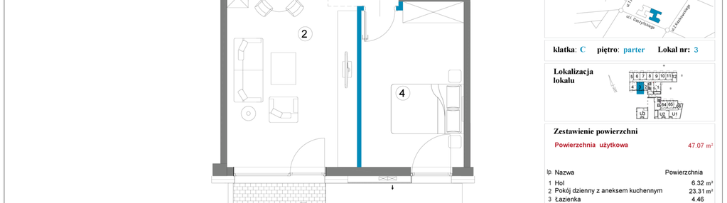 Mieszkanie w inwestycji: Daszyńskiego Square etap 2