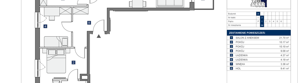 Mieszkanie w inwestycji: Osiedle Bokserska 71 etap II