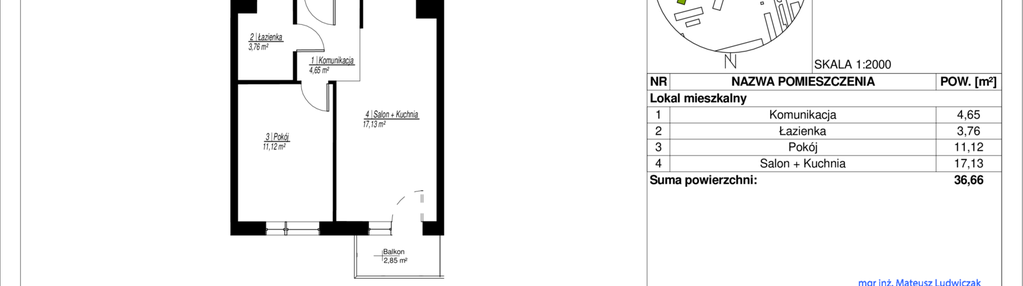Mieszkanie w inwestycji: Jasielska 8C etap II