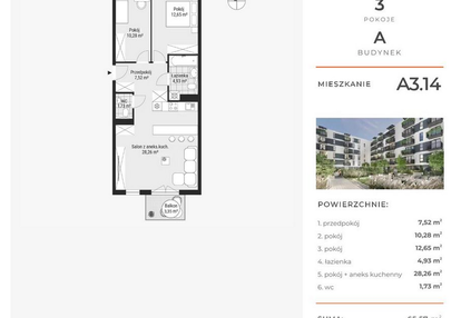 Mieszkanie w inwestycji: Enklawa Bukowa