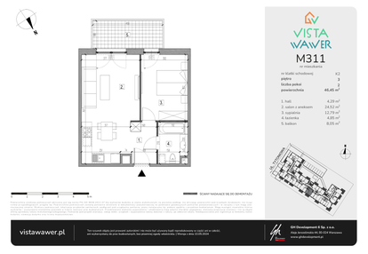 Mieszkanie w inwestycji: Vista Wawer