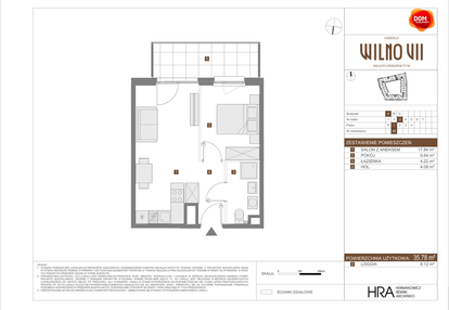 Mieszkanie w inwestycji: Osiedle Wilno VII etap 3.2