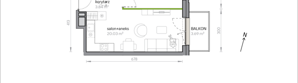 Mieszkanie w inwestycji: Przy Parku Vita