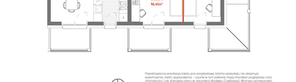 Mieszkanie w inwestycji: Pierwsza Dzielnica - etap III