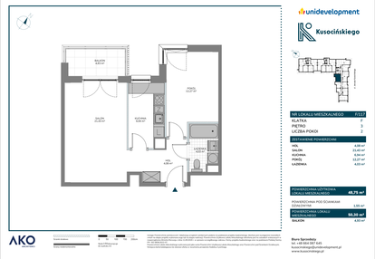 Mieszkanie w inwestycji: Kusocińskiego - Budynek B
