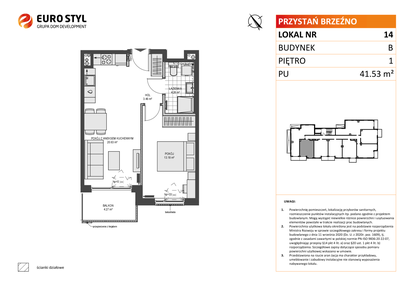 Mieszkanie w inwestycji: Przystań Brzeźno etap 1.2