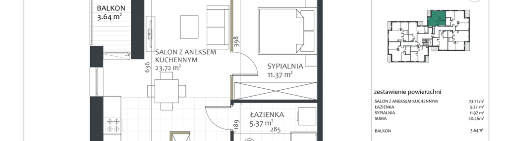 Mieszkanie w inwestycji: Sosnovia