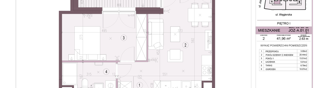 Mieszkanie w inwestycji: Apartamenty Józefińska