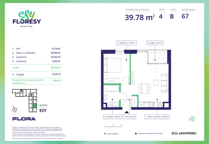 Mieszkanie w inwestycji: Esy Floresy