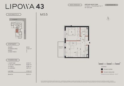 Mieszkanie w inwestycji: Lipowa 43