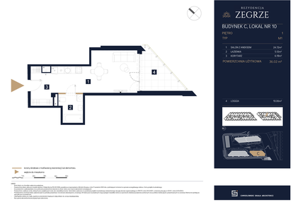 Mieszkanie w inwestycji: Rezydencja Zegrze etap III