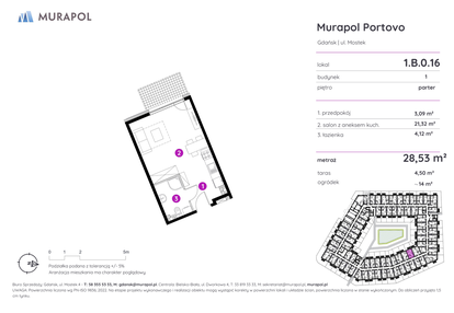 Mieszkanie w inwestycji: Murapol Portovo etap II