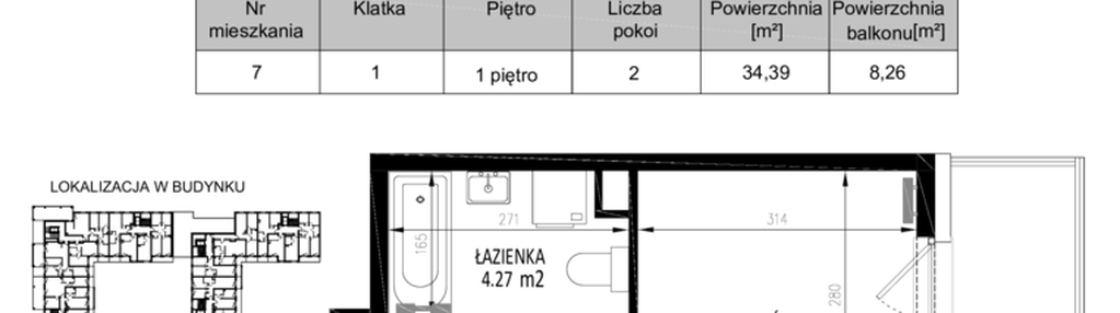 Mieszkanie w inwestycji: Krakowskie Tarasy etap V