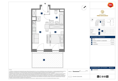 Mieszkanie w inwestycji: Apartamenty Park Matecznego Etap 2.2